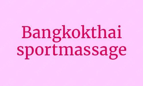 BangkokThai-SportMassage